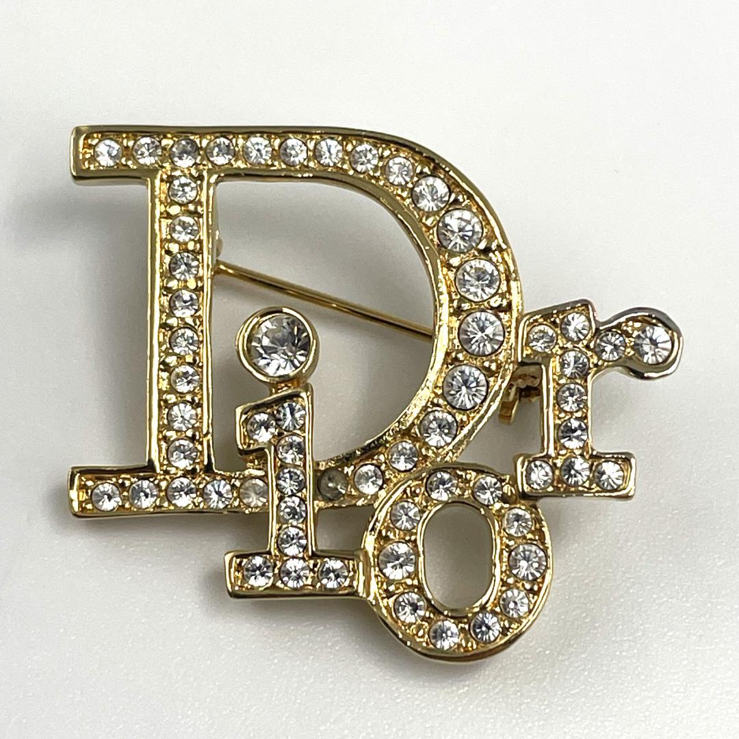 ヴィンテージ ディオール Dior ギフトボックス ブローチ ゴールド