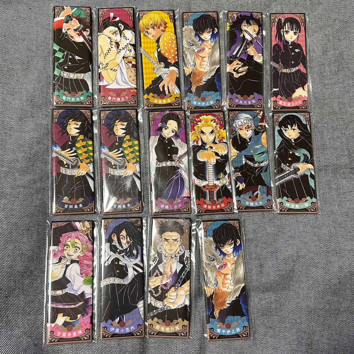 絵札缶バッジコレクション 第1弾 セミコンプ 15種類鬼滅の刃｜Yahoo