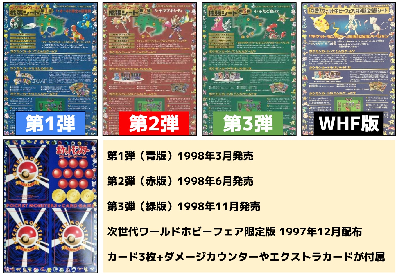 ポケモン】旧裏『拡張シート』って何？ | レトロカード専門店