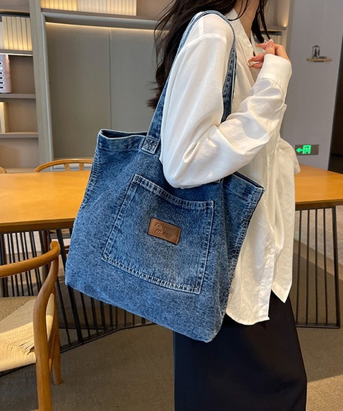 セール】デニムトートバッグ（トートバッグ）｜GLAMOROUS JANE