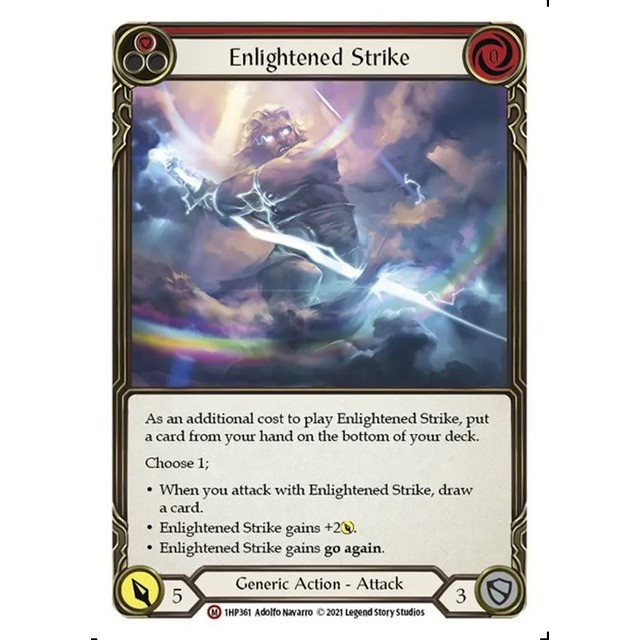 FaB 啓示の一撃 / Enlightened Strike WTR 3枚 Enlightened Strike啓示