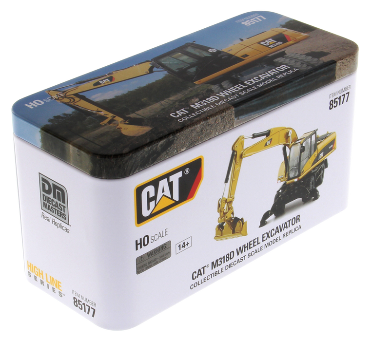 1:87 Cat® M318D Wheel Excavator — Diecast Masters America