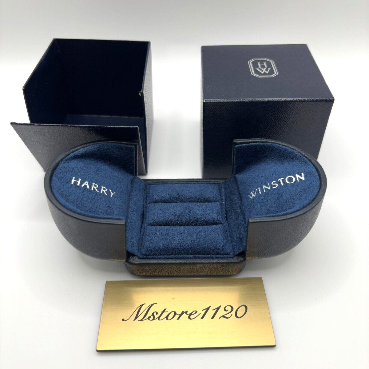 Harry Winston EMPTY Ring Case Used | eBay