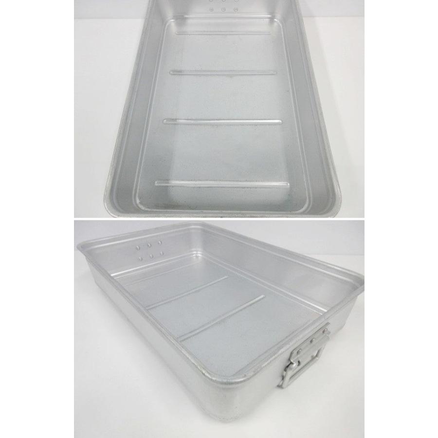 送料別】3点セット◇番重 アルミ製 フタ付き1点 ばんじゅう 厨房用品