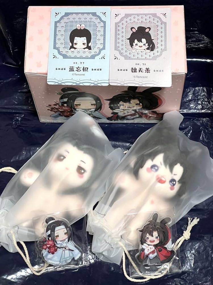 Amazon.co.jp: 魔道祖師??10cm 骨あり ぬいぐるみ 特典 ??魏無羨 藍忘