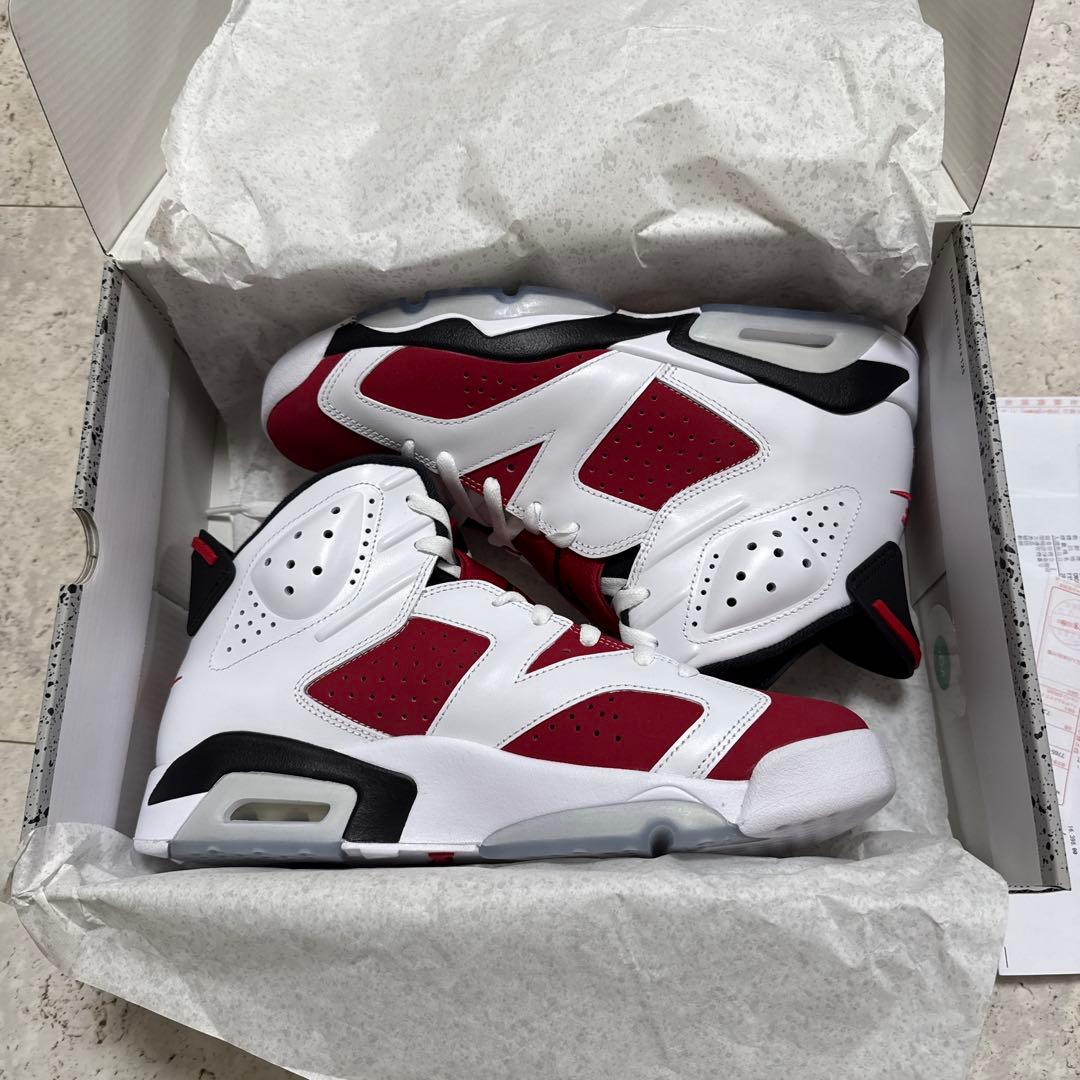 新品、Air Jordan6,2021カーマイン