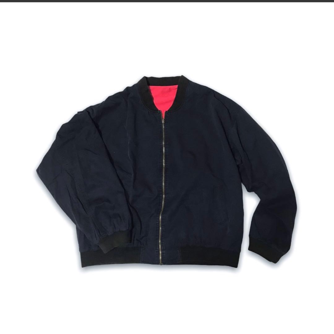 Marlboro ブラック　レッド　リバーシブルブルゾン