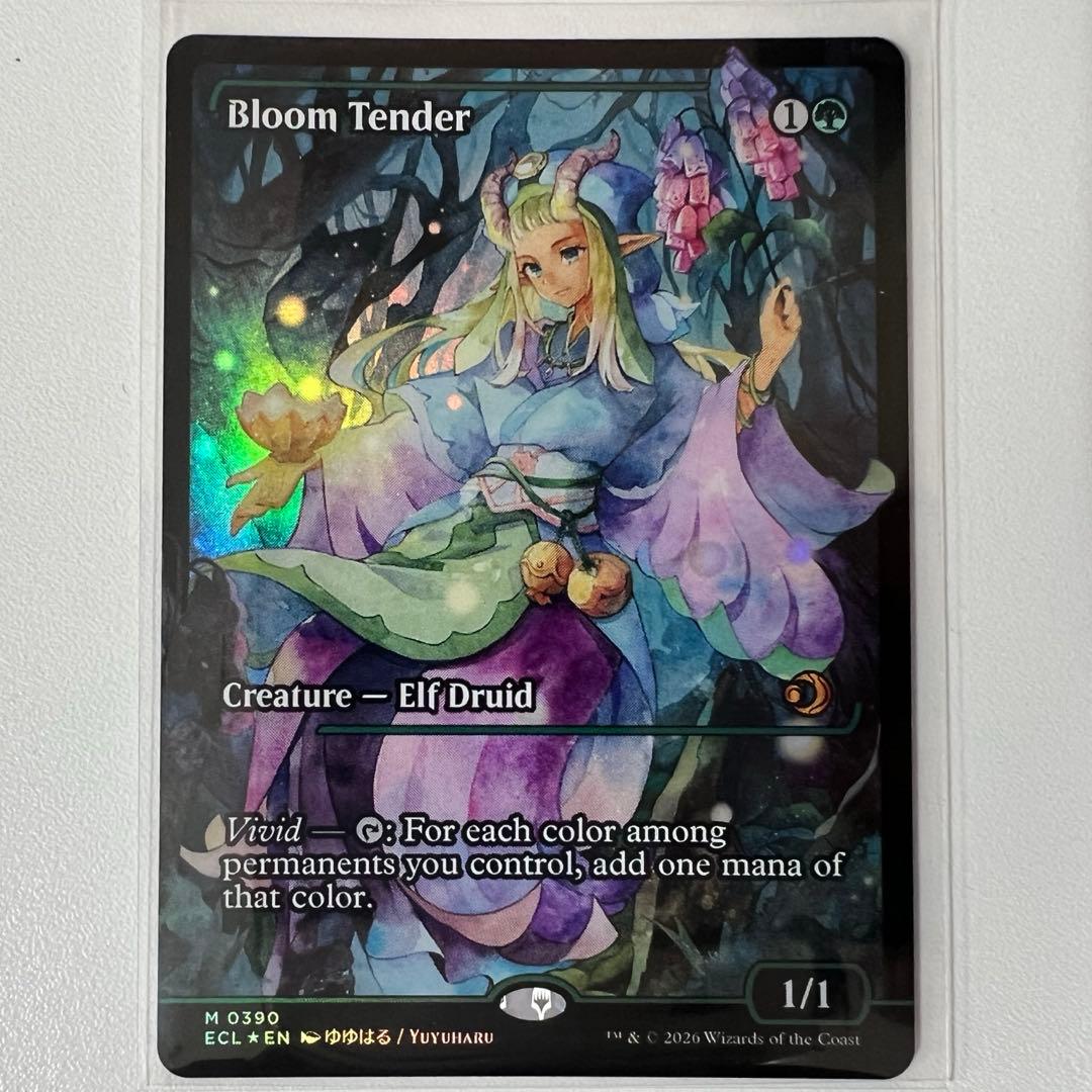 花を手入れする者　Bloom Tender 英語　ジャパンショーケースfoil FOIL)(ショーケース枠)(0324)花を手入れする者/Bloom Tender《日本語