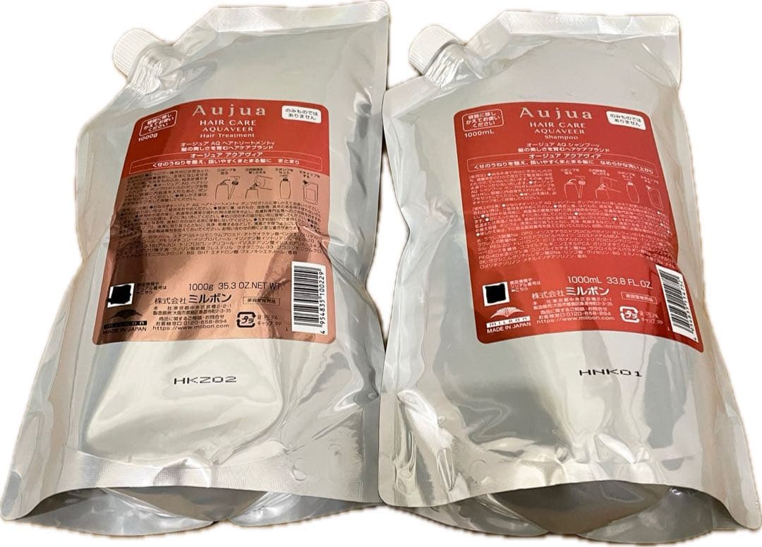 オージュア アクアヴィア シャンプー トリートメント 詰め替え2点セット