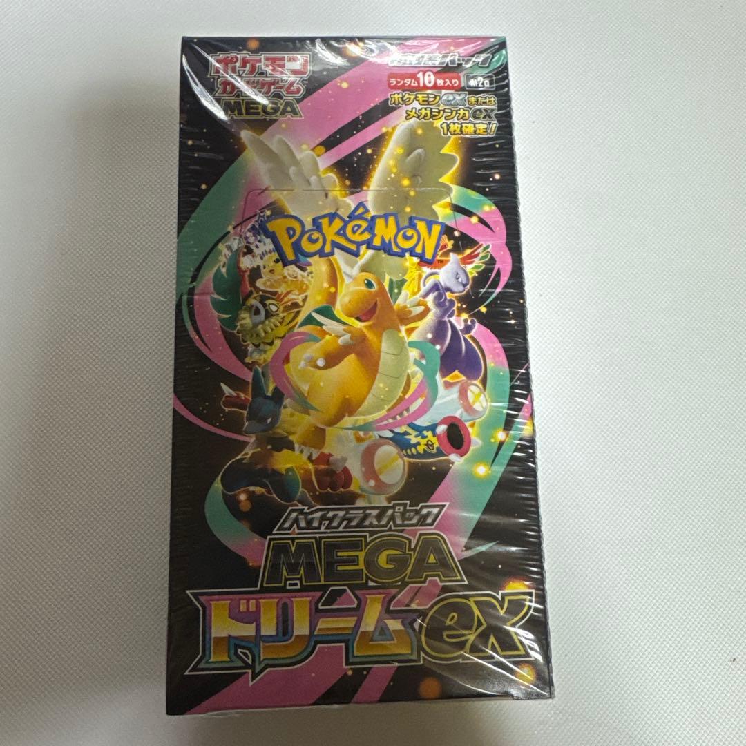 megaドリームex box 新品未開封シュリンク付き MEGAドリームex 新品未開封 シュリンク付き BOX ポケモンカード