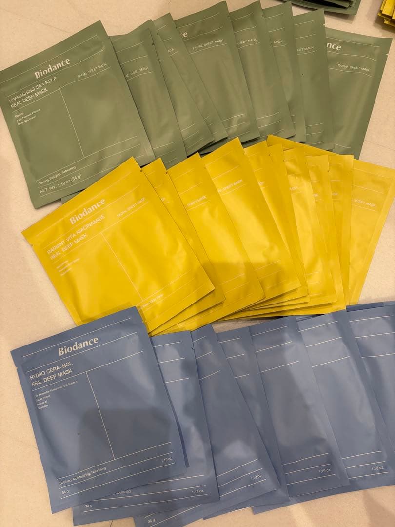 マ*ー様 Biodance フェイスマスクセット 3種 28枚