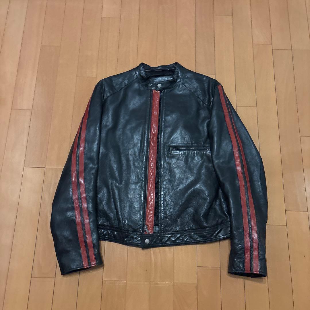   シングルラインレザージャケット