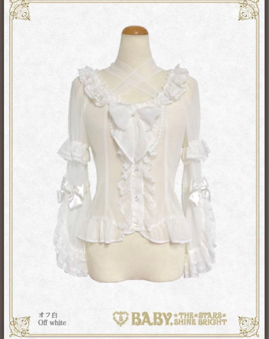 ベイビーザスターズ　シフォンプリンセスドレスブラウス