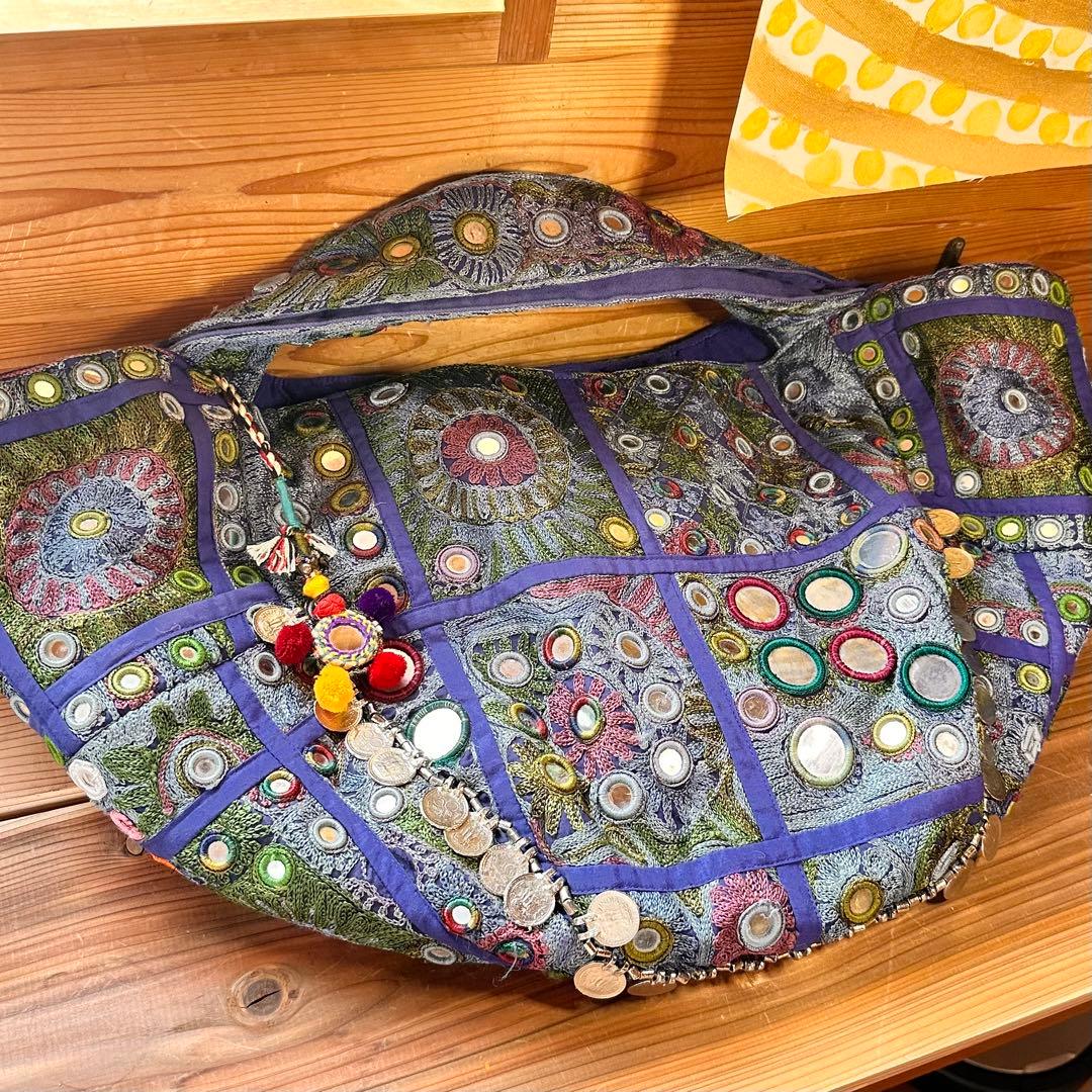 刺繍が凄すぎる♡レア♡ヴィンテージ♡TYLIEMALIBU♡BIGトート♡ mignon trefle Room403 selected｜Mignonjour/(W)アニマル柄トート