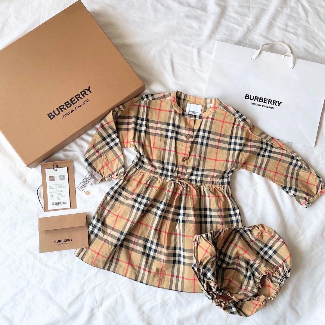 【極美品】BURBERRY チェックワンピース 中古・古着通販】BURBERRY BLUE LABEL (バーバリーブルーレーベル